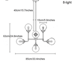 Molecule Chandelier Marie Antonette 