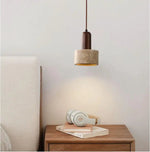 Japandi style Travertine Pendant | Japanese Retro Lighting pendant light Shop Marie Antonette 