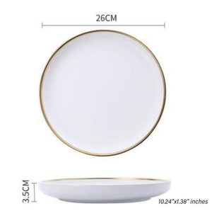 Classic Helen Tableware Marie Antonette 10 inch white plate 