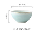 Pink And Blue Blush Set Marie Antonette 4.5inch Blue bowl 