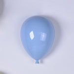 Ceramic Balloon Wall Hanging Decoration Art Kids Room Marie Antonette Blue H8"x W 5.90"x D3.54 