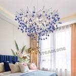 Droplets Crystal Luxuriant Chandelier and Flush mount Style Marie Antonette 