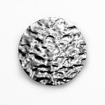 Round Metal Scuptural Art - Water Ripple Effect Ondulation de l'eau Marie Antonette 