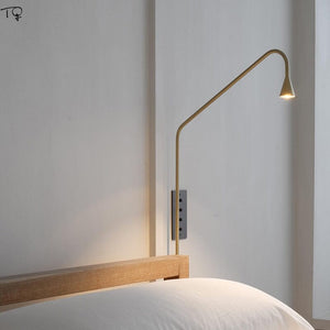 Danielle Minimalist Industrial Swing Arm Wall Lamp Marie Antonette 