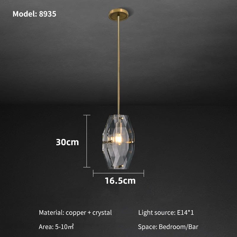 Futuna Crystal LED Pendant Light pendant Marie Antonette Dia16.5ccm ( 6.50"in) Cold White 