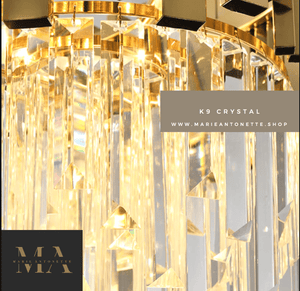 Aire Montpellier LED Crystal Suspension chandelier Marie Antonette 