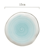 Pink And Blue Blush Set Marie Antonette Blue 15cm Plate 