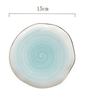 Pink And Blue Blush Set Marie Antonette Blue 15cm Plate 