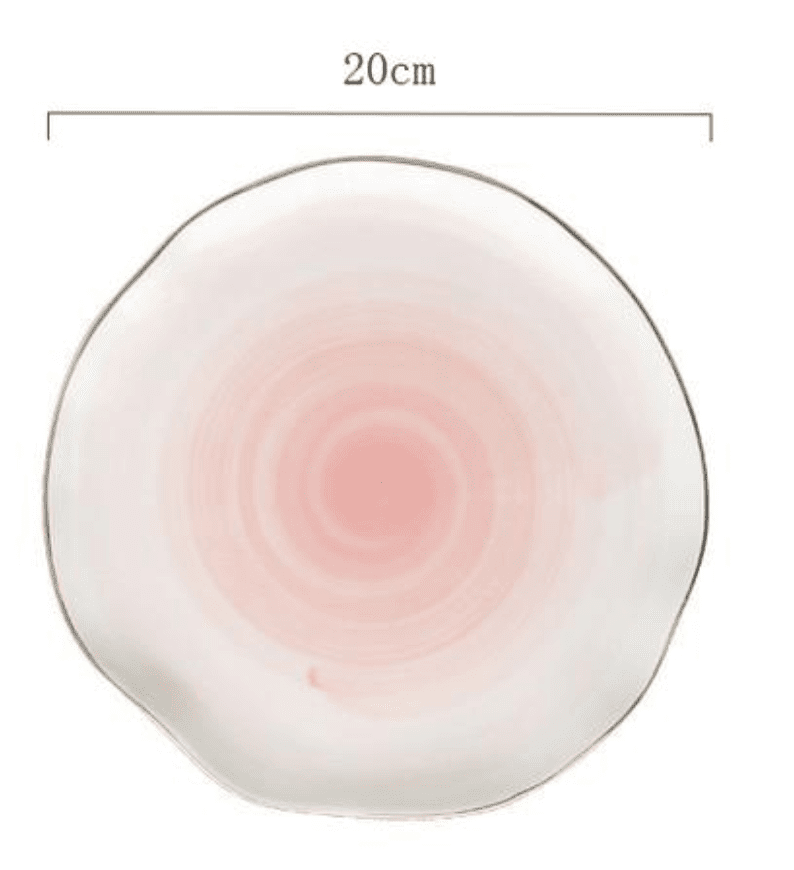 Pink And Blue Blush Set Marie Antonette Pink 20cm Plate 