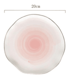 Pink And Blue Blush Set Marie Antonette Pink 20cm Plate 