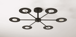 Vega LED Ceiling Light Marie Antonette Black 6heads short 110V G4 cool white