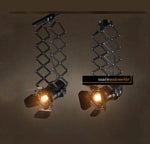 Tropez Retro Loft Adjustable Ceiling Light Fixture Marie Antonette 