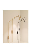 Danielle Minimalist Industrial Swing Arm Wall Lamp Marie Antonette 