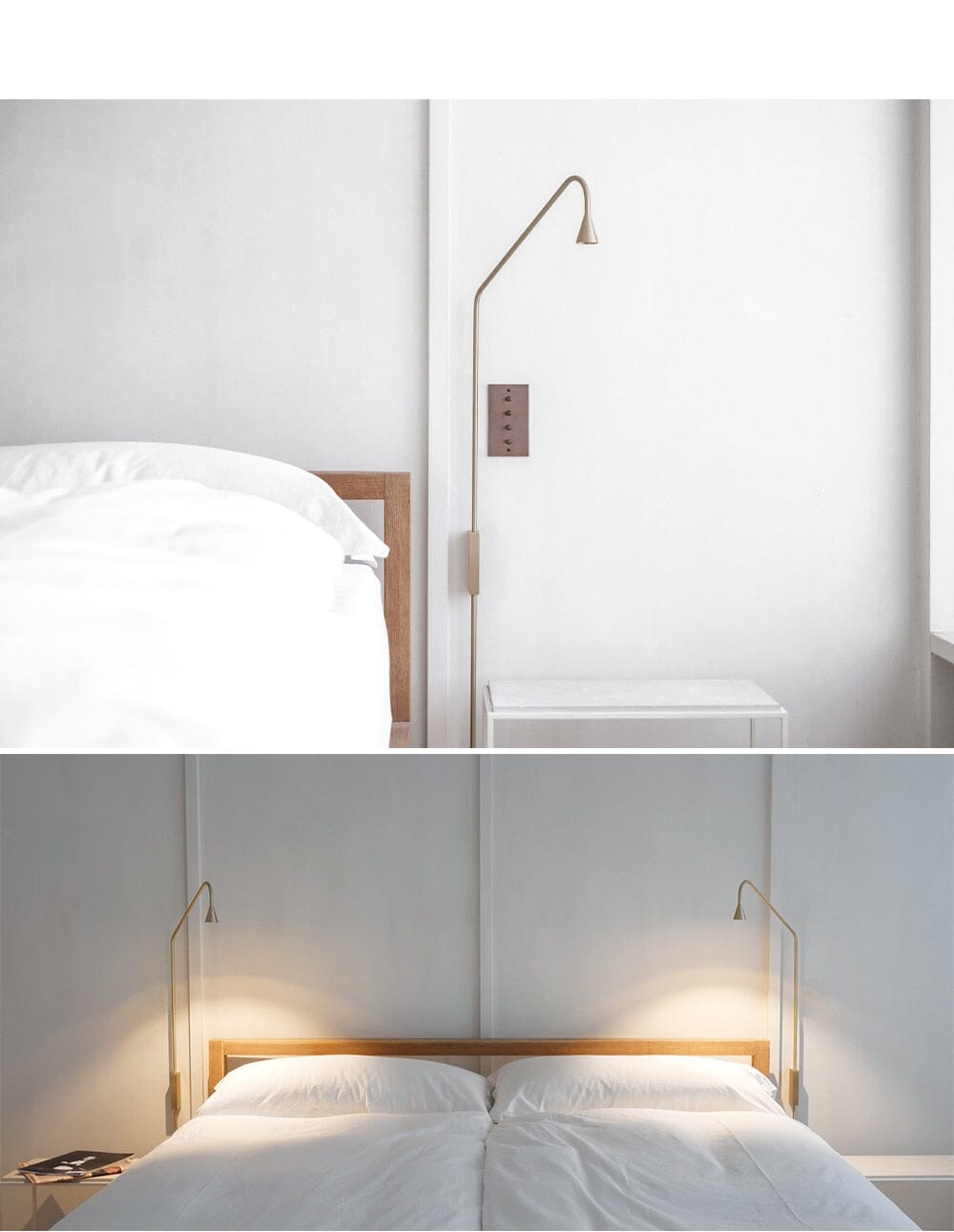 Danielle Minimalist Industrial Swing Arm Wall Lamp Marie Antonette 