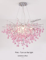 Droplets Crystal Luxuriant Chandelier and Flush mount Style Marie Antonette 