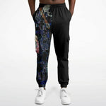 Edgy Sweatpants inspired from Gustav Klimt's Death and Life Athletic Cargo Sweatpants - AOP Subliminator 