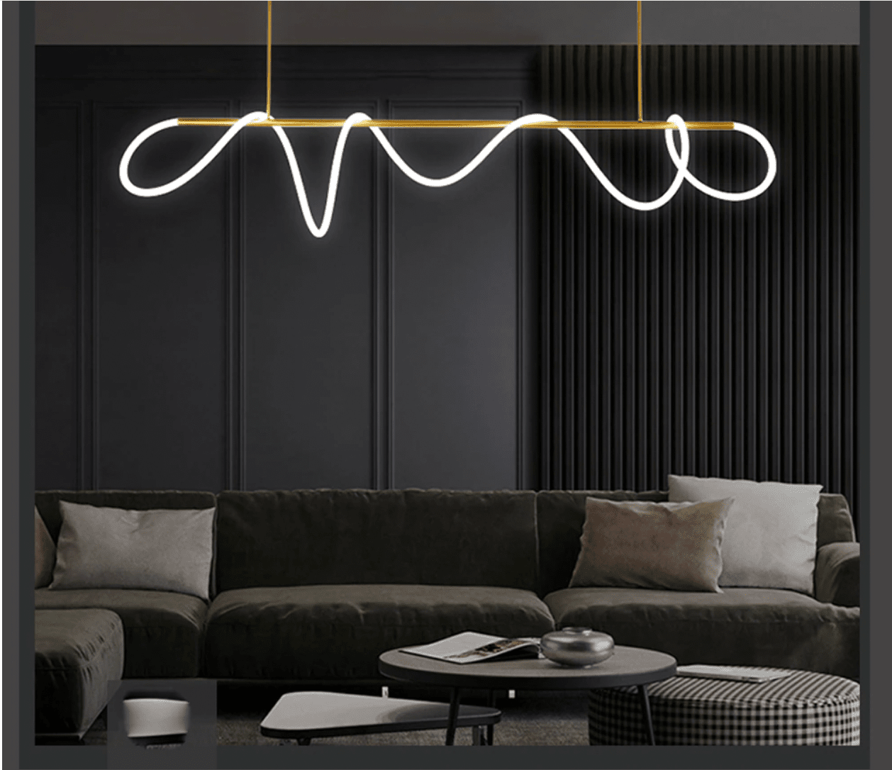 Corde LED Suspension Luminaire Marie Antonette 