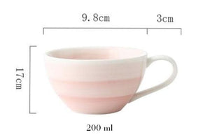 Pink And Blue Blush Set Marie Antonette Pink cup 