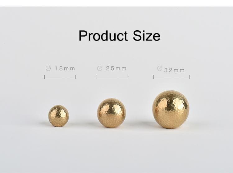 Gold Brass Knob Marie Antonette 