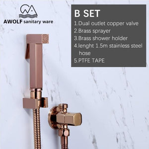 Laurent Bidet Rose Gold Awolf B SET 