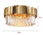 Bisou Flush Mount Marie Antonette K9 Amber Crystal Width 80cm H45cm Chrome Lamp Body