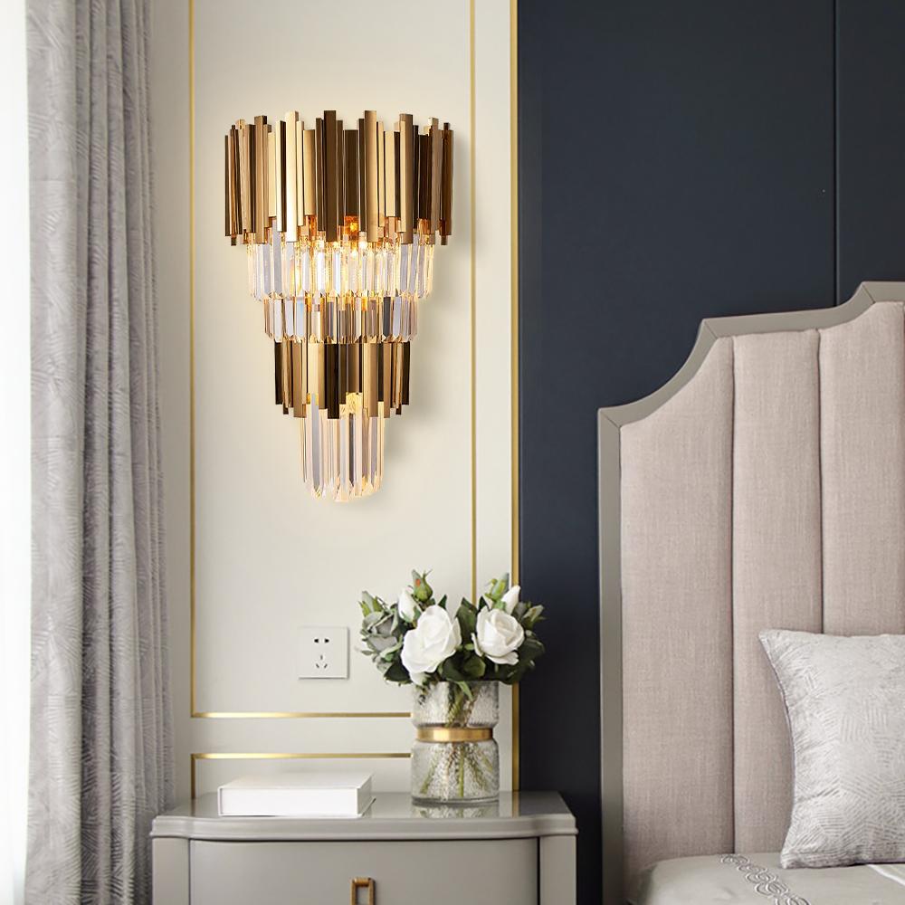 Aria Crystal Wall Light Marie Antonette 