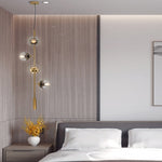 Linear Globe Suspension Light Marie Antonette 