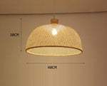 Bamboo Rattan Pendant Marie Antonette D 40CM Czech Republic 