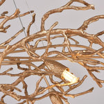 Marquise Branch Chandelier Marie Antonette Gold Brown body L150cm W90cm H65cm Warm White