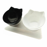 Non-Slip Double Cat Bowl Dog Bowl With Stand Pet Feeding Cat Water Bowl For Cats Food Pet Bowls For Dogs Feeder Product Supplies Marie Antonette Mixed Colors Double 