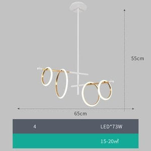 Loop Ring Pendant Light linear light Marie Antonette 