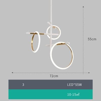 Loop Ring Pendant Light linear light Marie Antonette 