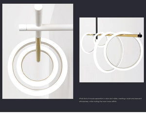 Loop Ring Pendant Light linear light Marie Antonette 