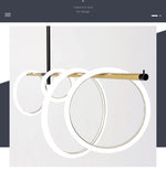 Loop Ring Pendant Light linear light Marie Antonette 