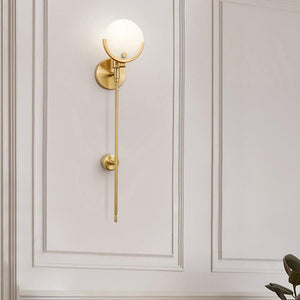 Lune Sconce walllight Bigman Lighting Gold 11-15W Warm White (2700-3500K), M, Yellow