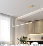 Minimalist Modern Linear Luminaire LED Linear Light Marie Antonette 