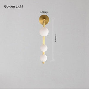 Mont Saint Wall light linear light Marie Antonette golden wall light Warm White (2700-3500K) 