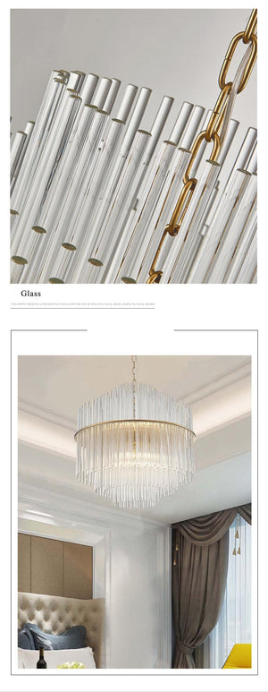 Calista LED Pendant Light LED Linear Light Marie Antonette 