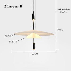 Heiwa Pendant Light pendant Marie Antonette 2 Layers B small gold 3 colors dimming