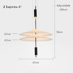 Heiwa Pendant Light pendant Marie Antonette 2 Layers C large gold 3 colors dimming