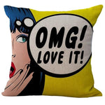 American Anime Pop Art Cushion Cover Marie Antonette 2 