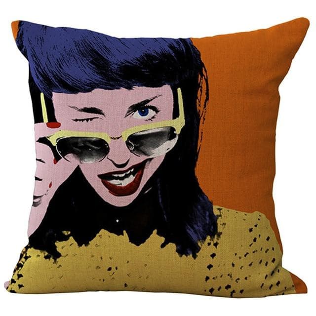 American Anime Pop Art Cushion Cover Marie Antonette 6 