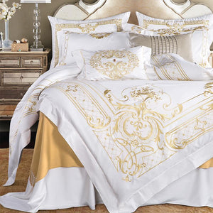 Broderie Royale Egyptian Sheets Marie Antonette 