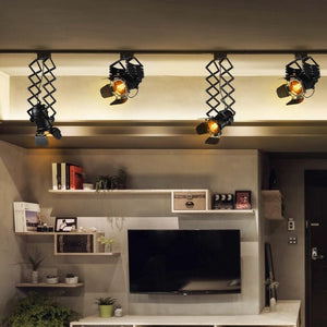 Tropez Retro Loft Adjustable Ceiling Light Fixture Marie Antonette 