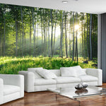 Green Forest Wallpaper Mural Marie Antonette 