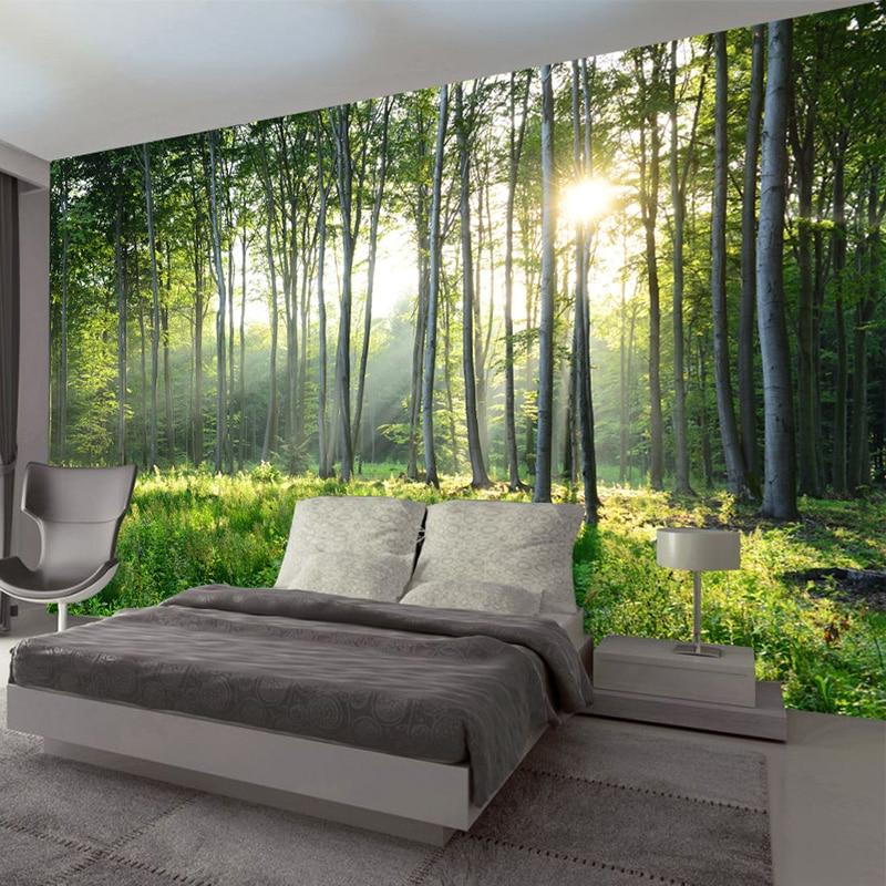 Green Forest Wallpaper Mural Marie Antonette 