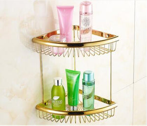 Diana Bathroom Accessories Marie Antonette brass basket 