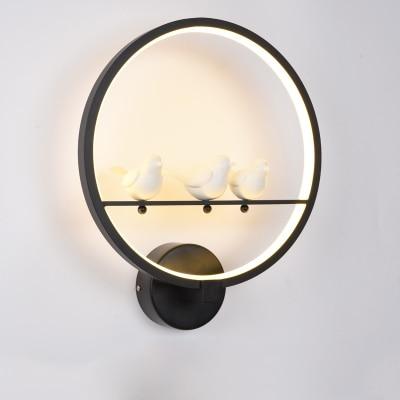 Violinist Sconce Marie Antonette black 12 warm white 