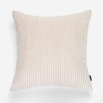 Corduroy Flocking Velvet Cushion Cover marie antonette 45x45cm Ivory 