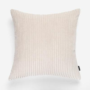 Corduroy Flocking Velvet Cushion Cover marie antonette 45x45cm Ivory 